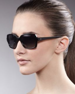 Oliver Peoples Nanny B Sunglasses, Black   