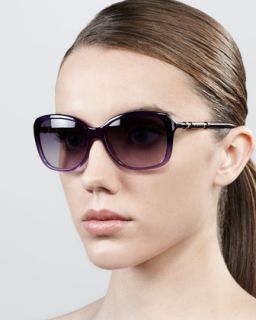 D0G89 Givenchy Ombre Butterfly Sunglasses, Purple