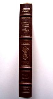 EASTON PRESS Leather HERBERT HOOVER A PUBLIC LIFE