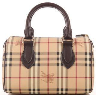 Burberry Hand Bag Womens Haymarket Chester Bowling