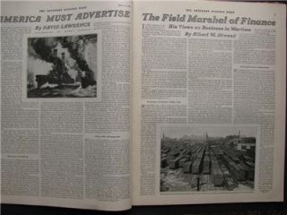 1918 WW1 Era Saturday Evening Post Complete Magazine Opera Leyendecker