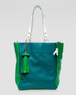 Nanette Lepore Colorblock Leather Tote Bag   