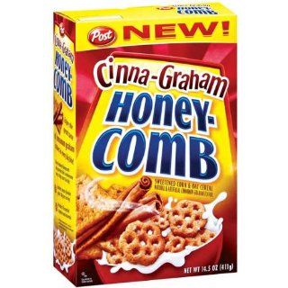 Post Cinna Graham Honey Comb Cereal   10 Pack Grocery