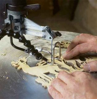 Create detailed workpieces with the Variable Speed Scroll Saw. View