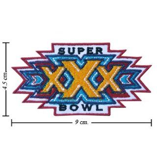 Super Bowl XXX 30 Logo 1995 Embroidered Sew Iron on