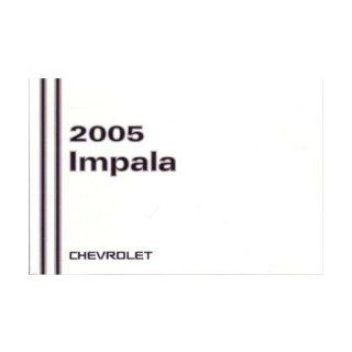2005 Chevrolet Impala Owners Manual User Guide Reference Operator Book