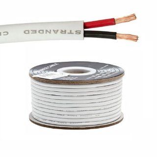 Speaker Wire for In Wall Installation 16AWG/2C   100 Feet