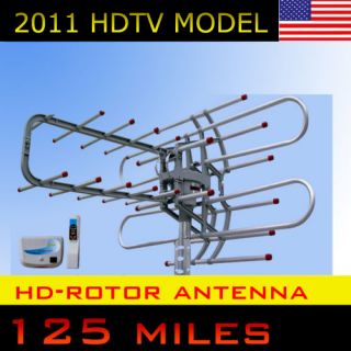 Digital VHF UHF FM Outdoor HDTV HD Rotor TV Antenna 106