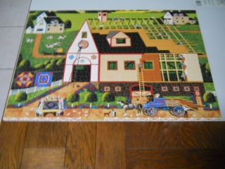 HomeTown Collection Puzzle   Amish Barn Building   1000 pieces Ages 12