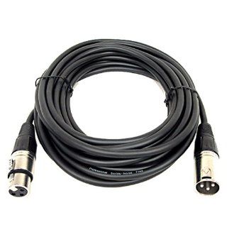 GLS Audio 25 foot Mic Cable Patch Cords   XLR Male to XLR