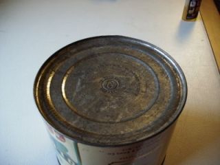 Vintage Hoffmanns Old Time Blended Coffee Can Tin Adv w Lid Nice