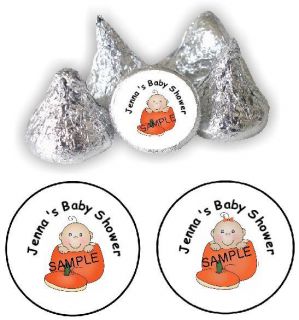  Boy or Girl Halloween Shower Personalized Hershey Kiss Stickers