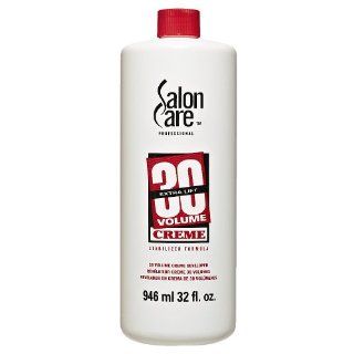 Salon Care 30 Volume Creme Developer 32 oz.: Beauty