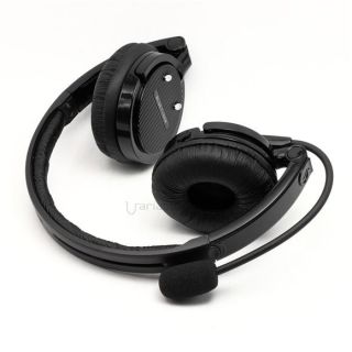 in 1 Stereo Bluetooth Headset Boom with Mic Noise Canceling Wireless