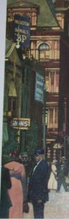1988 FOUNTAIN SQUARE PRINT William Hillenbrand Signed & Numbered