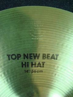 Zildjian New Beat 14 Drum Hi Hats Made in USA Hihats