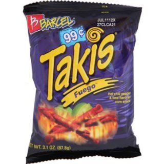 Takis Fuego 3.1oz (45 Bags) Grocery & Gourmet Food