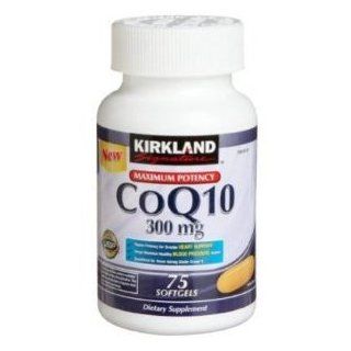 Kirkland CoQ10 Coenzyme 300 mg   75 Softgels Health