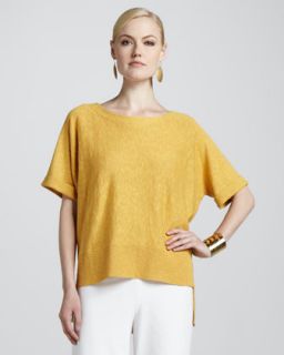  top available in dandelion $ 138 00 eileen fisher boxy high low top
