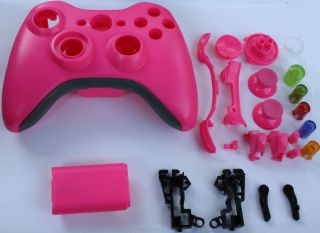 Pink Xbox 360 Replacement Custom Controller Shell Parts