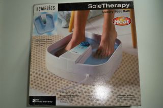  Sole Therapy Deluxe Luxury Foot Bath Spa with Heat Massage