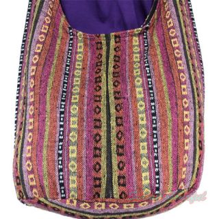 Hippie Boho Sling Crossbody Unisex Tote Shoulder Bag 45