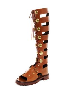 Michael Kors Tall Lace Up Gladiator Boot   