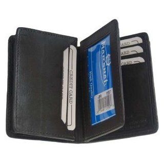 New Hideaway Zippered Mens Leather Wallet Black 1157BK