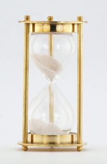 Small Brass Sand Timer 3  Hourglass