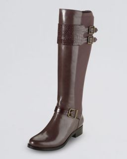  available in black chestnut $ 368 00 cole haan tennley buckled knee
