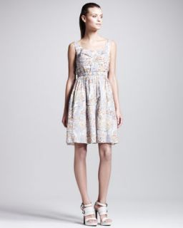 Ruched Sleeveless Dress  Neiman Marcus