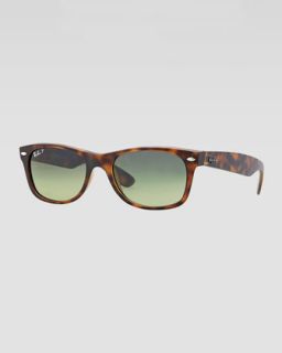 N229P Ray Ban New Wayfarer Polarized Sunglasses, Havana