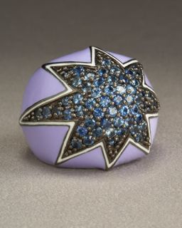 MCL by Matthew Campbell Laurenza Sapphire Star Ring   