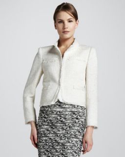  available in cream metallic $ 484 00 alice olivia fae shimmery tweed