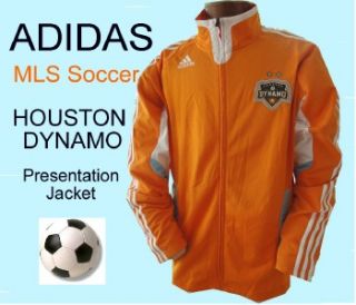 Adidas $80 MLS Soccer Houston Dynamo Track Jacket L