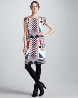 MARC by Marc Jacobs Bauhaus Colorblock Twill Dress   