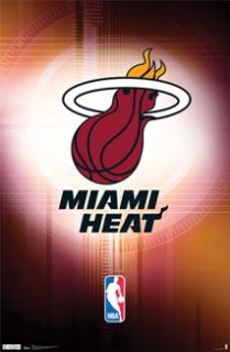 Miami Heat NBA Basketball Official Team Logo Poster
