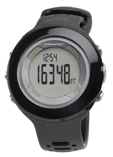 HighGear Axio Black Altimeter Barometer Thermometer Chrono Sport Watch