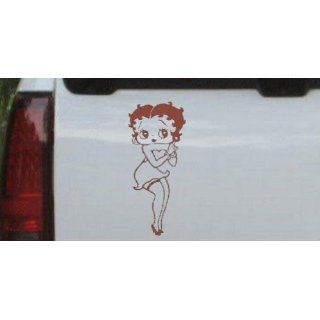 Brown 38in X 16.5in    Betty Boop Hands Together Cartoons