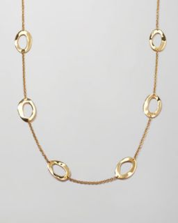 Y1C1X Ippolita Wavy Open Oval Chain Necklace