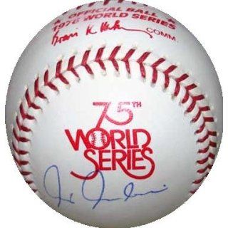 Chris Chambliss Signed Baseball   1978 World Series
