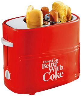 Coca Cola® Hot Dog Cooker Machine Bun Warmer ♦ Retro Pop Up Toaster