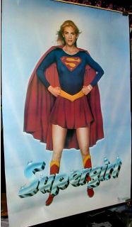 Supergirl Movie Helen Slater RARE Vintage Original Pop Poster Circa