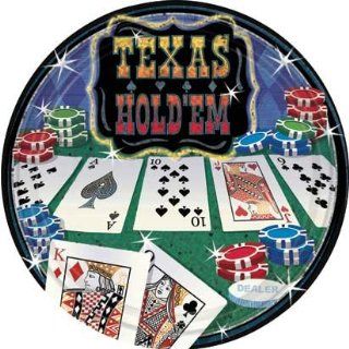 Texas Holdem Prismatic Lunch Plates 8ct Toys & Games