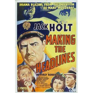 Making the Headlines Movie Poster (27 x 40 Inches   69cm x