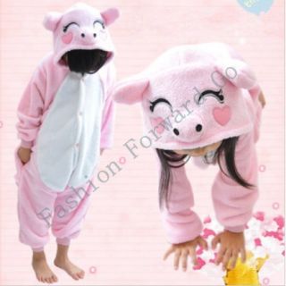 Lovely Children Animal Pajamas Costume Unisex KIGURUMI Slipper Party