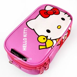 Pink Hello Kitty Soft Game Case Bag Pouch for Nintendo 3DS DSi ll XL