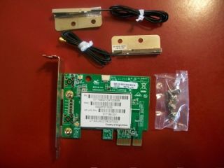 HP 517188 001 300Mbps Wireless 802 11b g n Low Profile PCIe x1 Card
