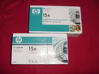 LOT OF TWO   HP LaserJet 15A (C7115A) Toner Print Ink Cartridges   NEW