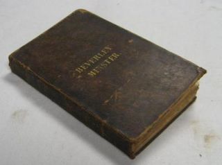1831 Signed Rev Jos Coltman Beverly Minster Prayer Book